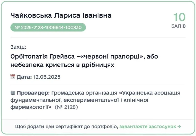 Чайковська Лариса Іванівна