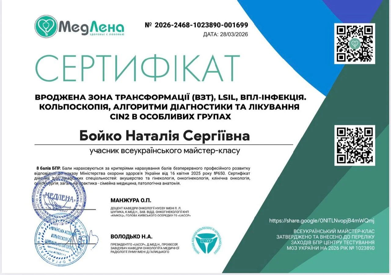 Бойко Наталія Сергіївна